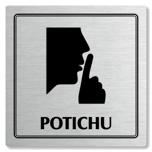 Potichu, 80x80mm, stříbrná, Utah